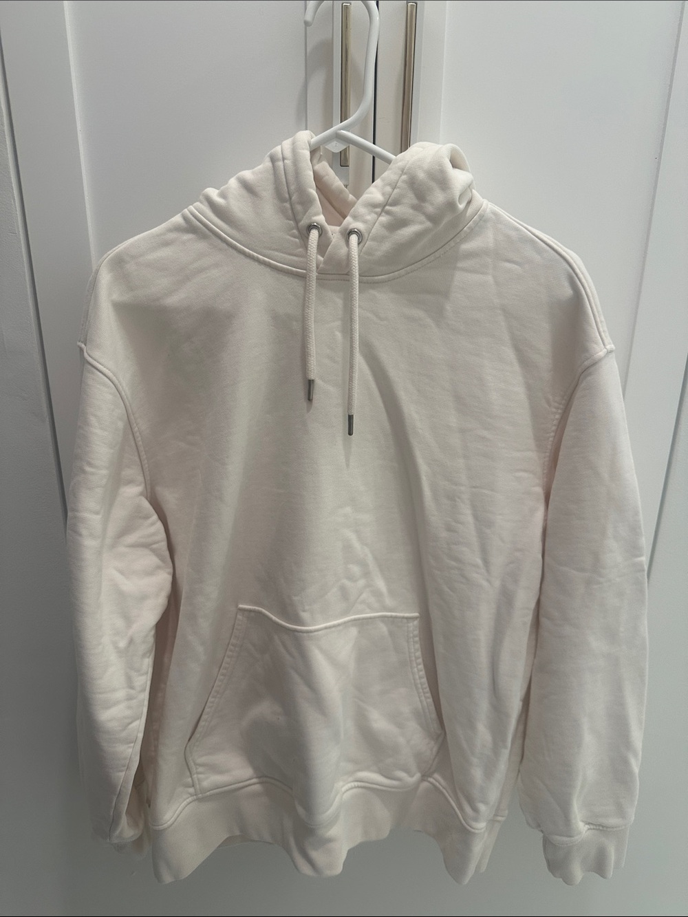 H&M Essentials Men's Pullover Hoodie - Light Beige